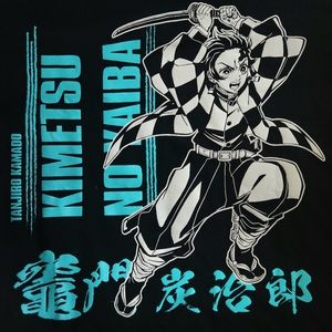 Demon Slayer Bottle T-shirt Gotouchi Izu Men's M Black Anime Graphic Tee T-Shirt